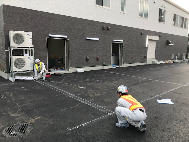 施工前準備(墨だし)