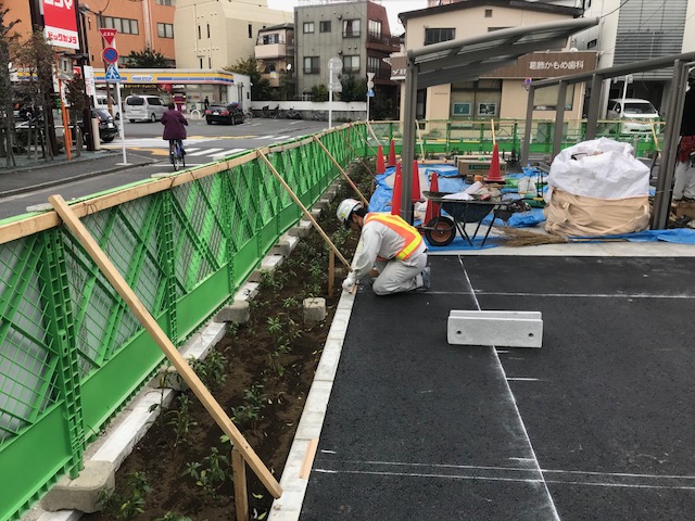 施工前準備(養生)