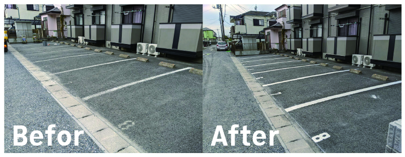 【コラム】ライン引直しの時、既存ラインの消去は必要なのか