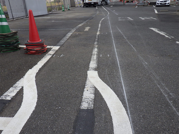 白線ライン消去+白線ライン施工 神奈川県0