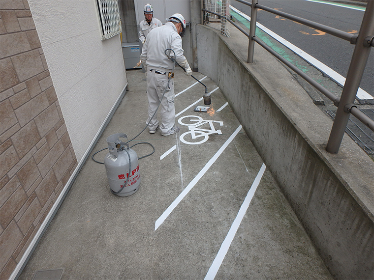 白線ライン施工+マーク施工 神奈川県0