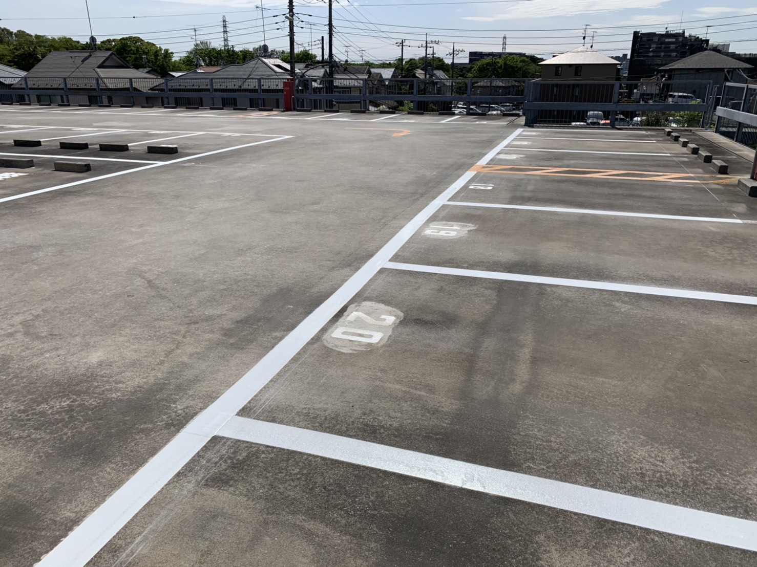 白線ライン引き直し施工+マーク施工 千葉県0